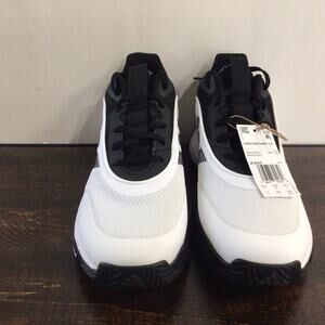 Adidas Own The Game 3 Mens Basketball Sneaker White Black Size 11 New High Top